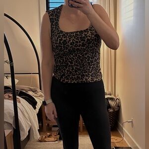 Maeve Leopard Print Tank Top